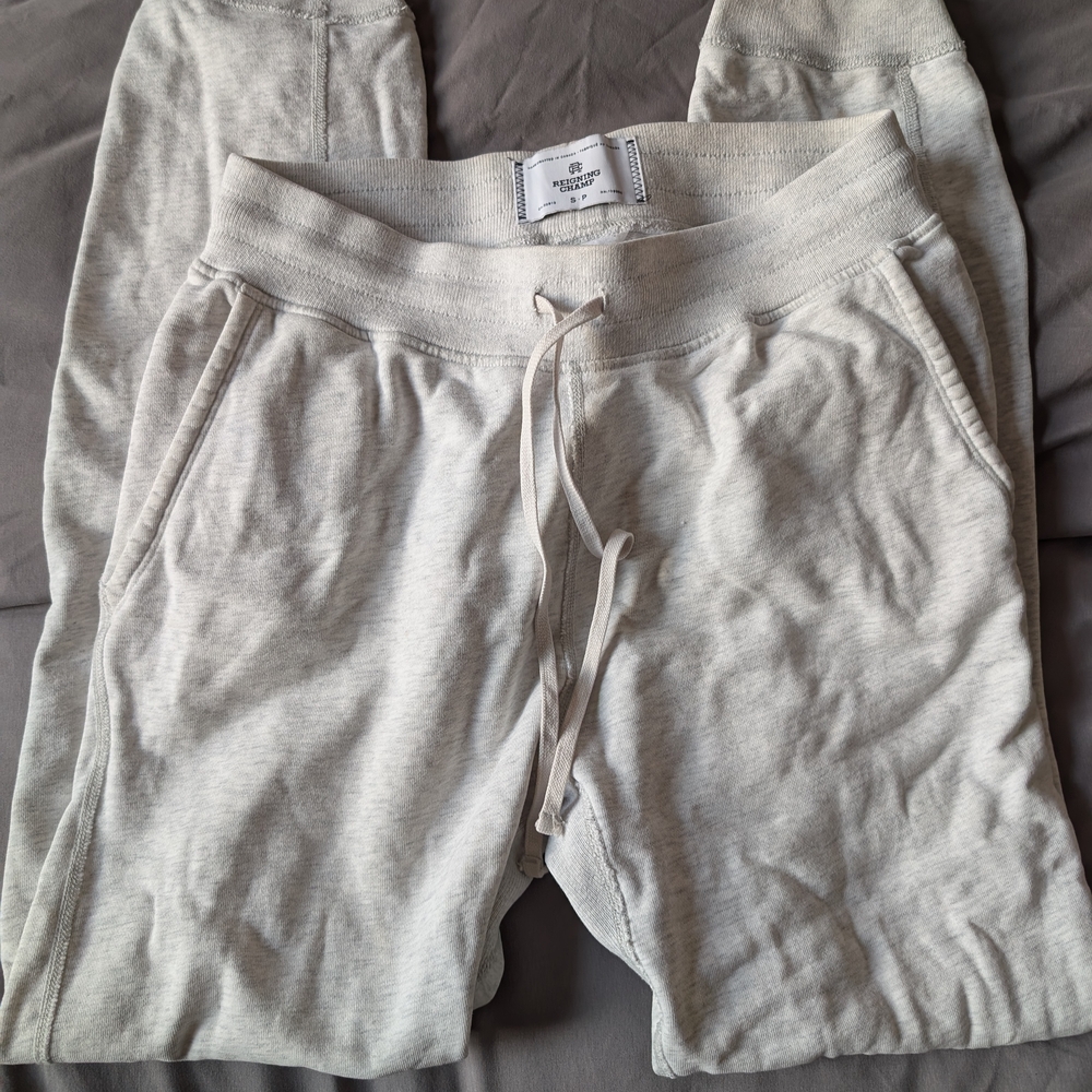 Reigning Champ Men's Off-White Sweatpants